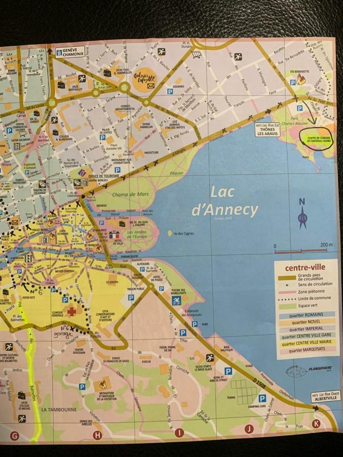 Annecy Sainte Claire Vieille Ville 38M2 Terrasse Proche Gare Et Lac 4 Pers 3 Etoiles Εξωτερικό φωτογραφία